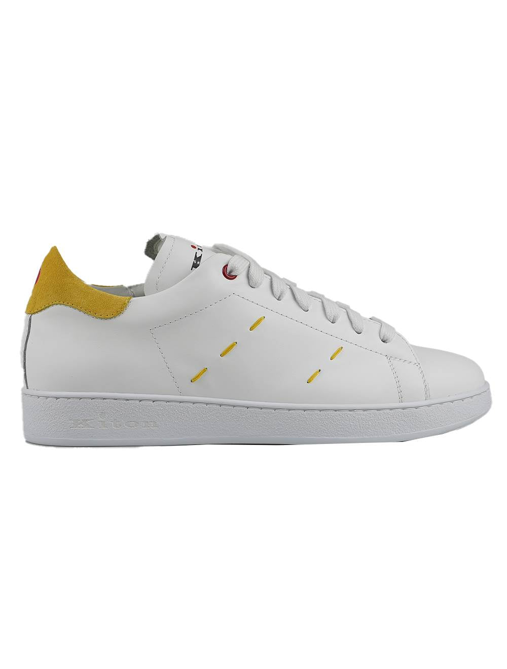 Kiton White Calfskin Sneakers N001XB