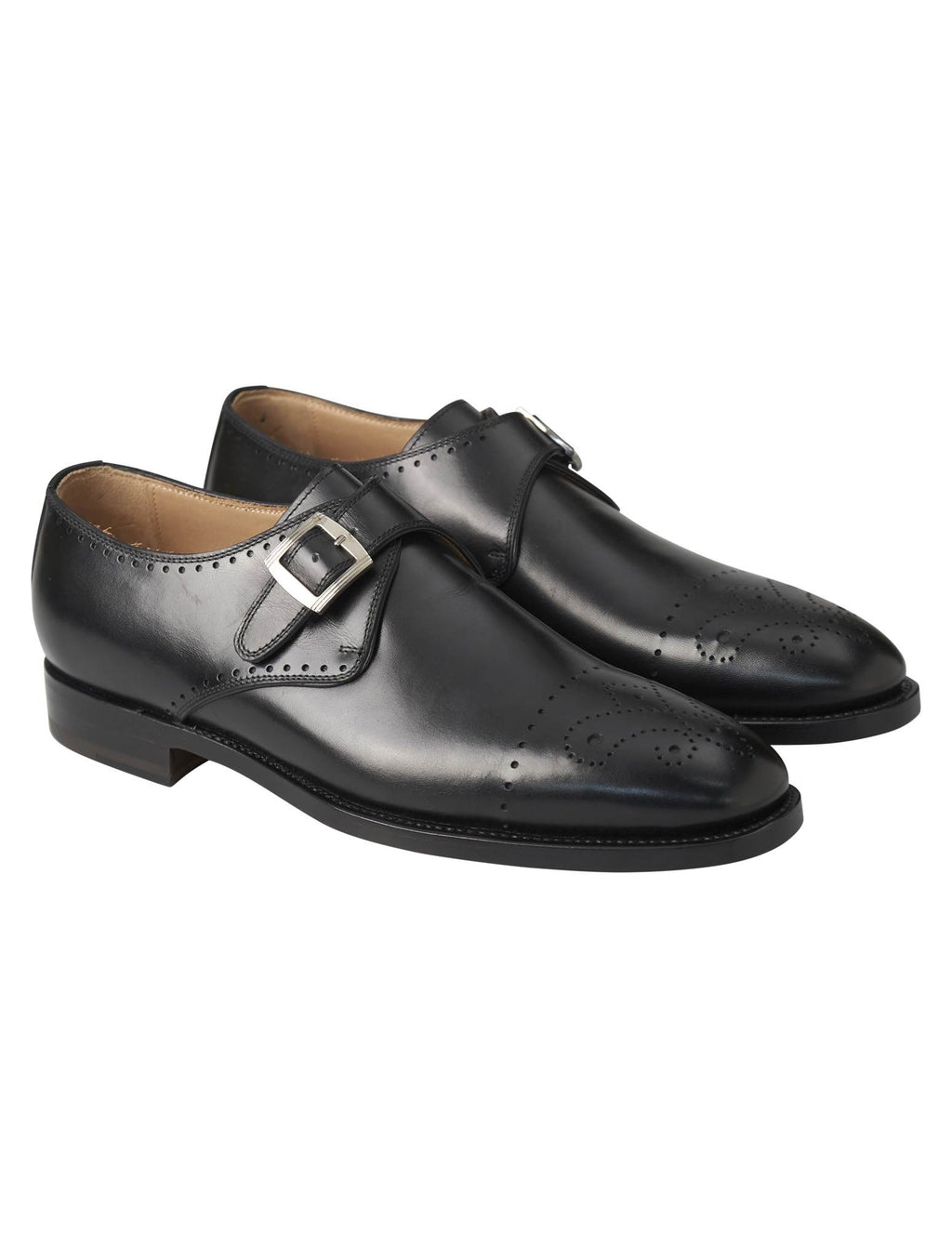 Kiton Black Leather Dress Shoes