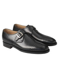 Kiton Black Leather Dress Shoes