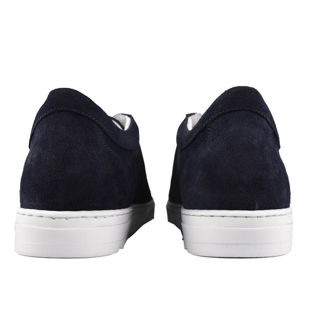 Kiton Blue Leather Calf Shoes