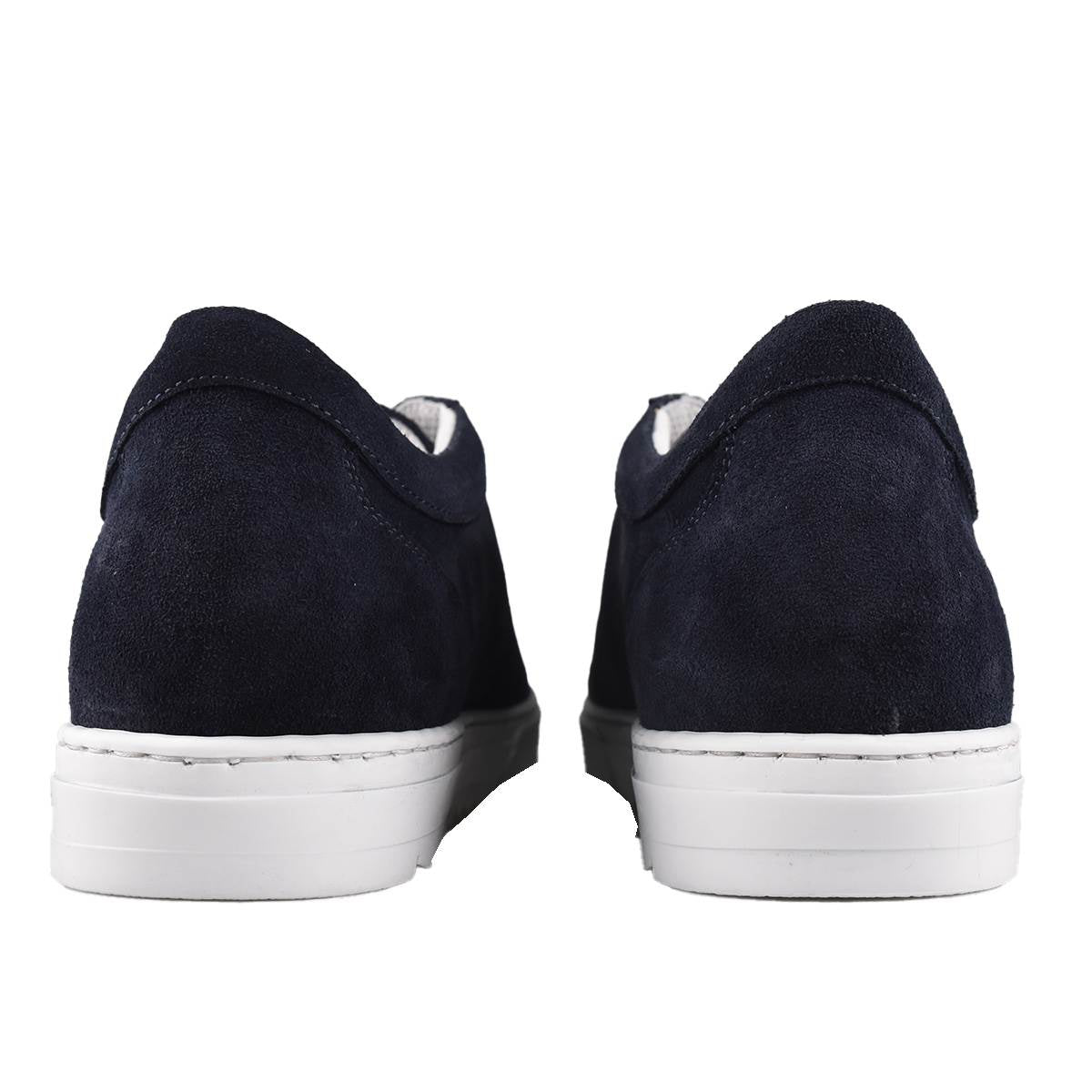 Kiton Blue Leather Calf Shoes