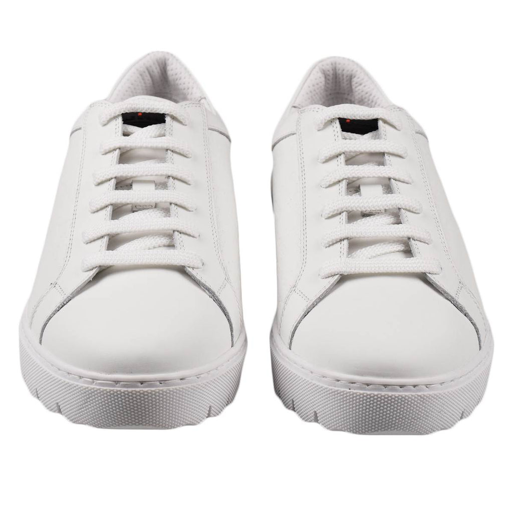Kiton White Calfskin Sneakers KSW12