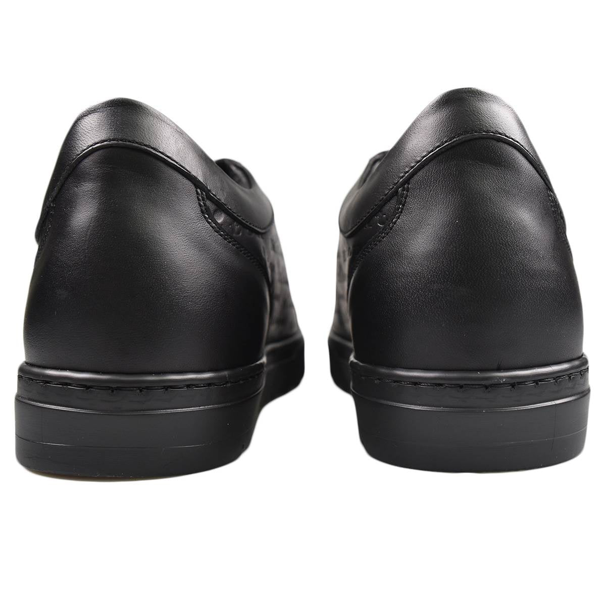 Kiton Black Leather Calf Shoes