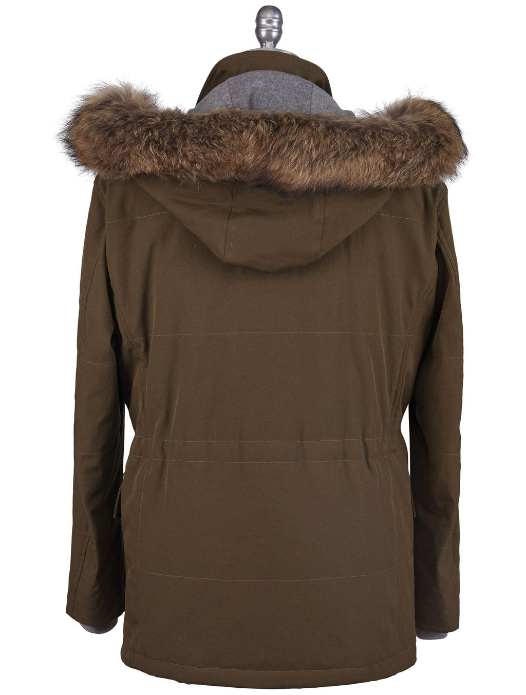 Kiton Pl Cotton With Raccoon Fur Coat - view 3