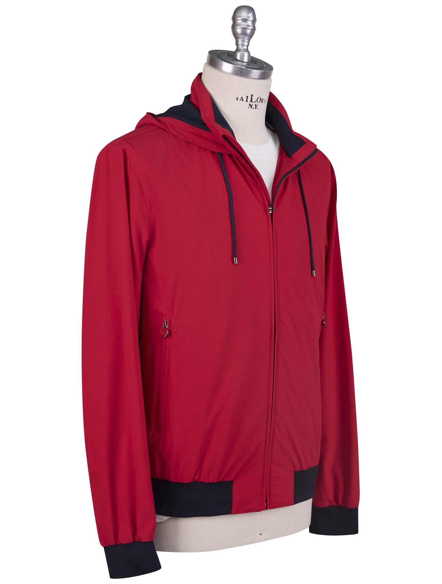 Kiton Red Pa Ea Coat Red - view 2