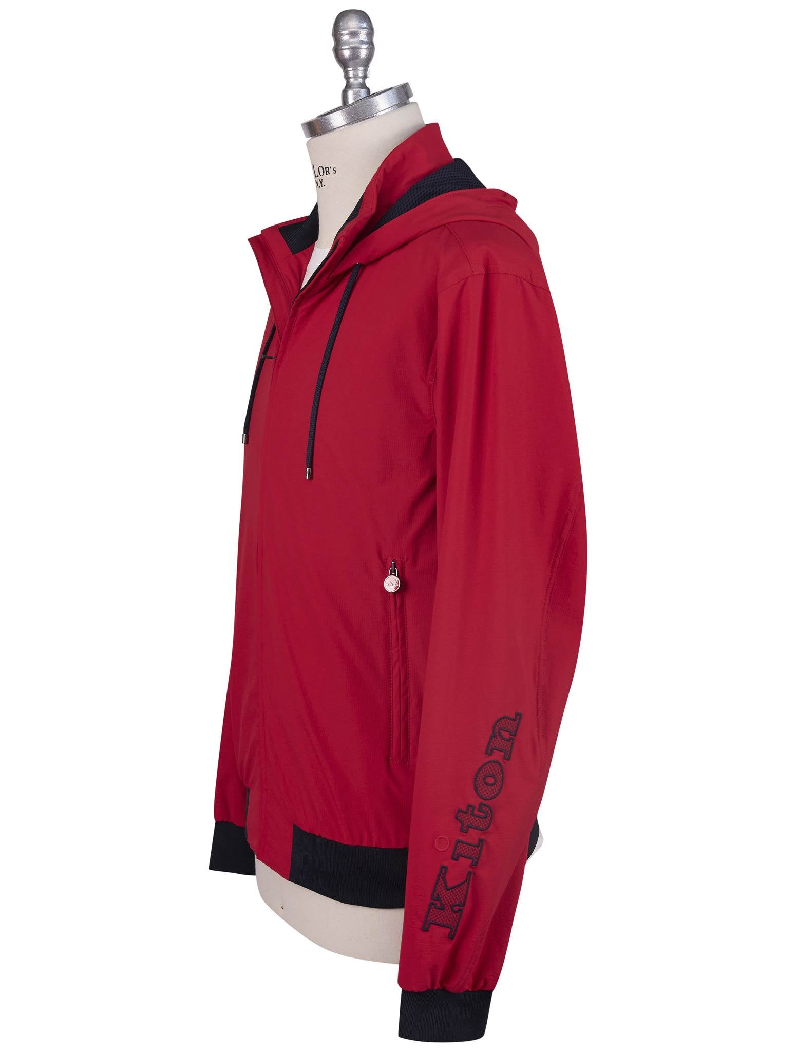 Kiton Red Pa Ea Coat Red - view 3