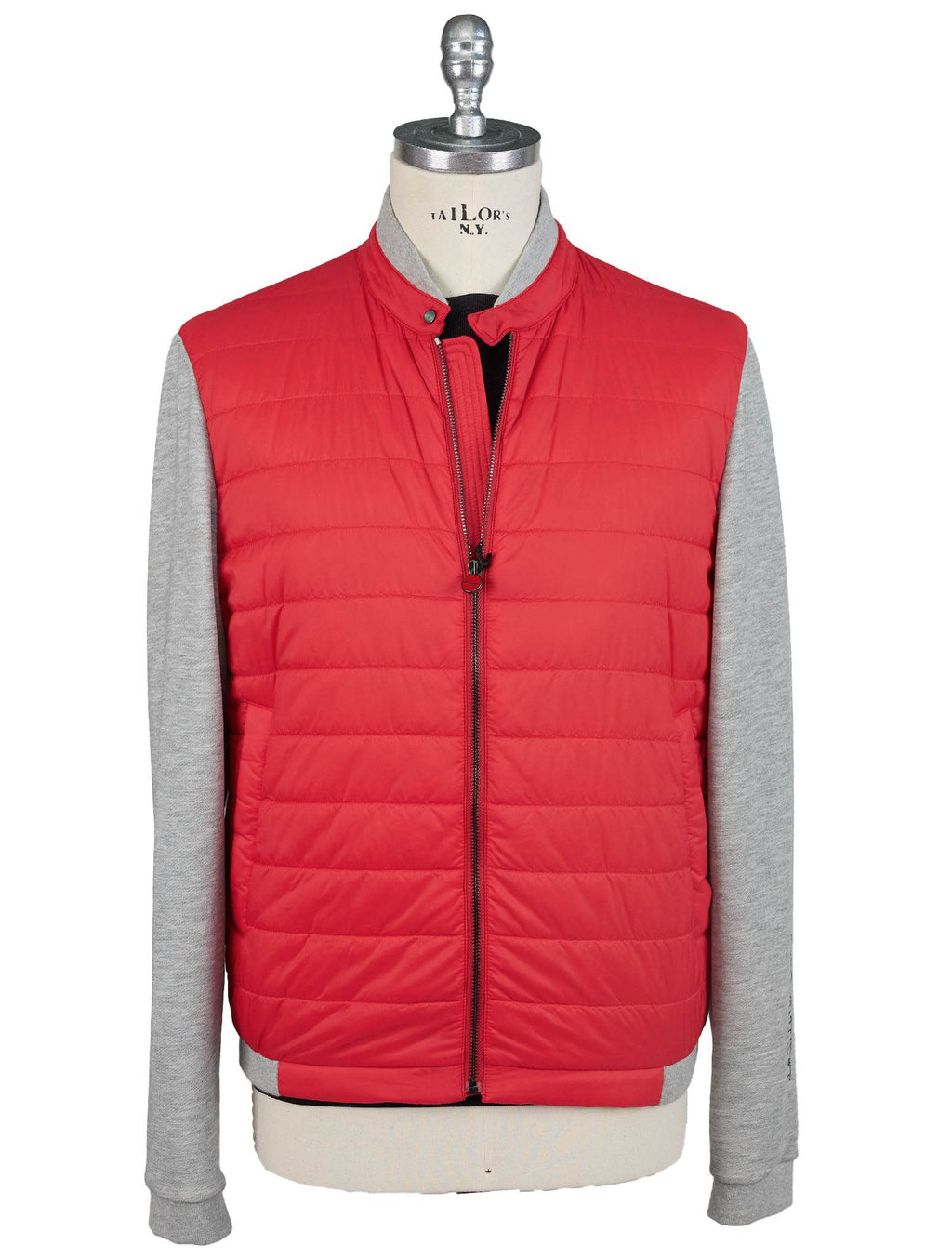 Kiton Red Gray Pa Coat - view 6