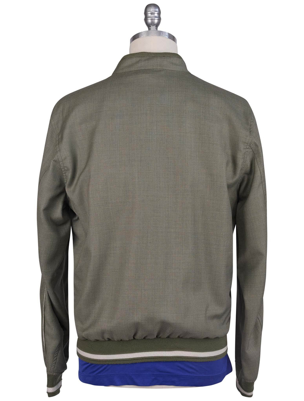Kiton Green Virgin Wool Pa - view 6