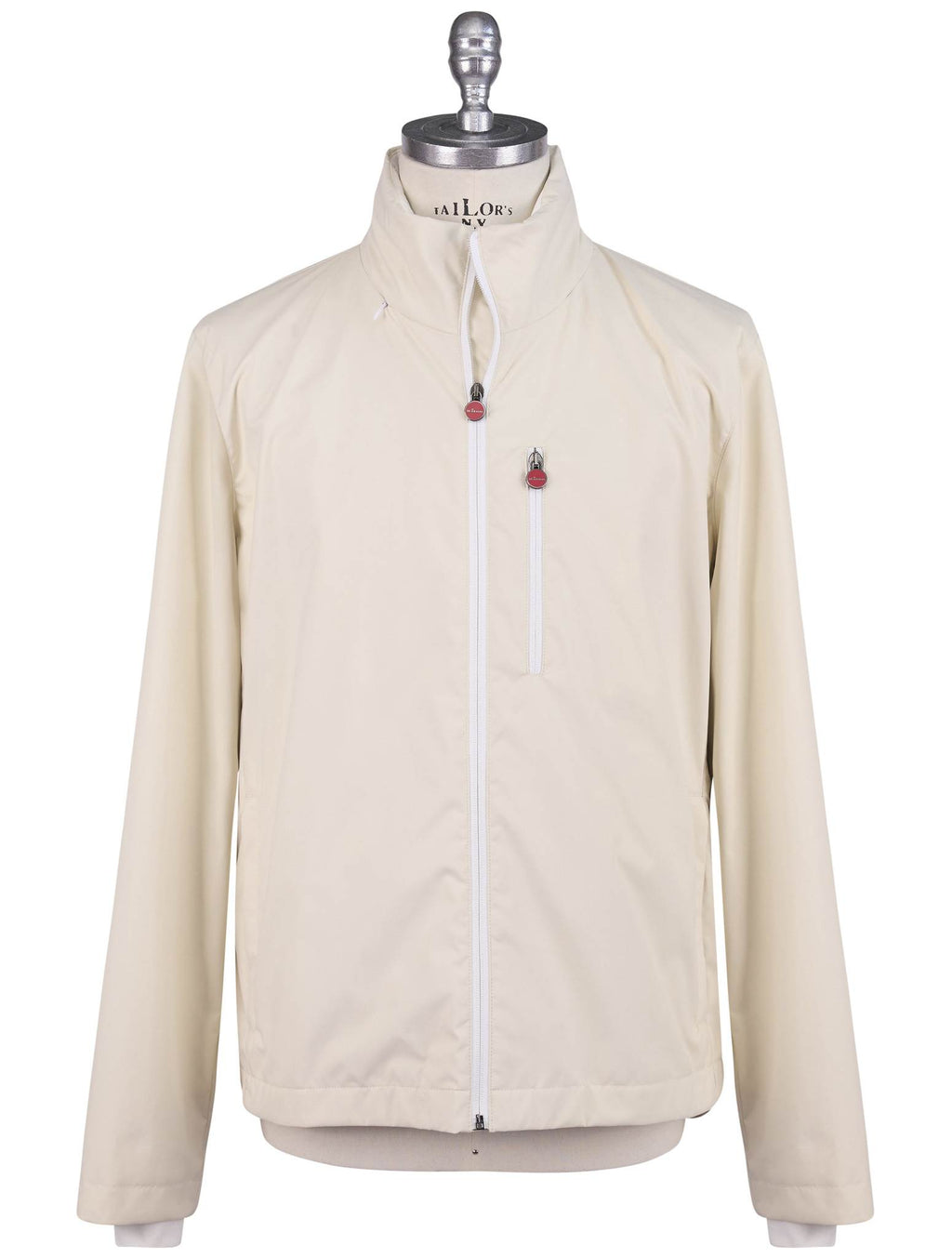 Kiton White Pa Pl Coat White
