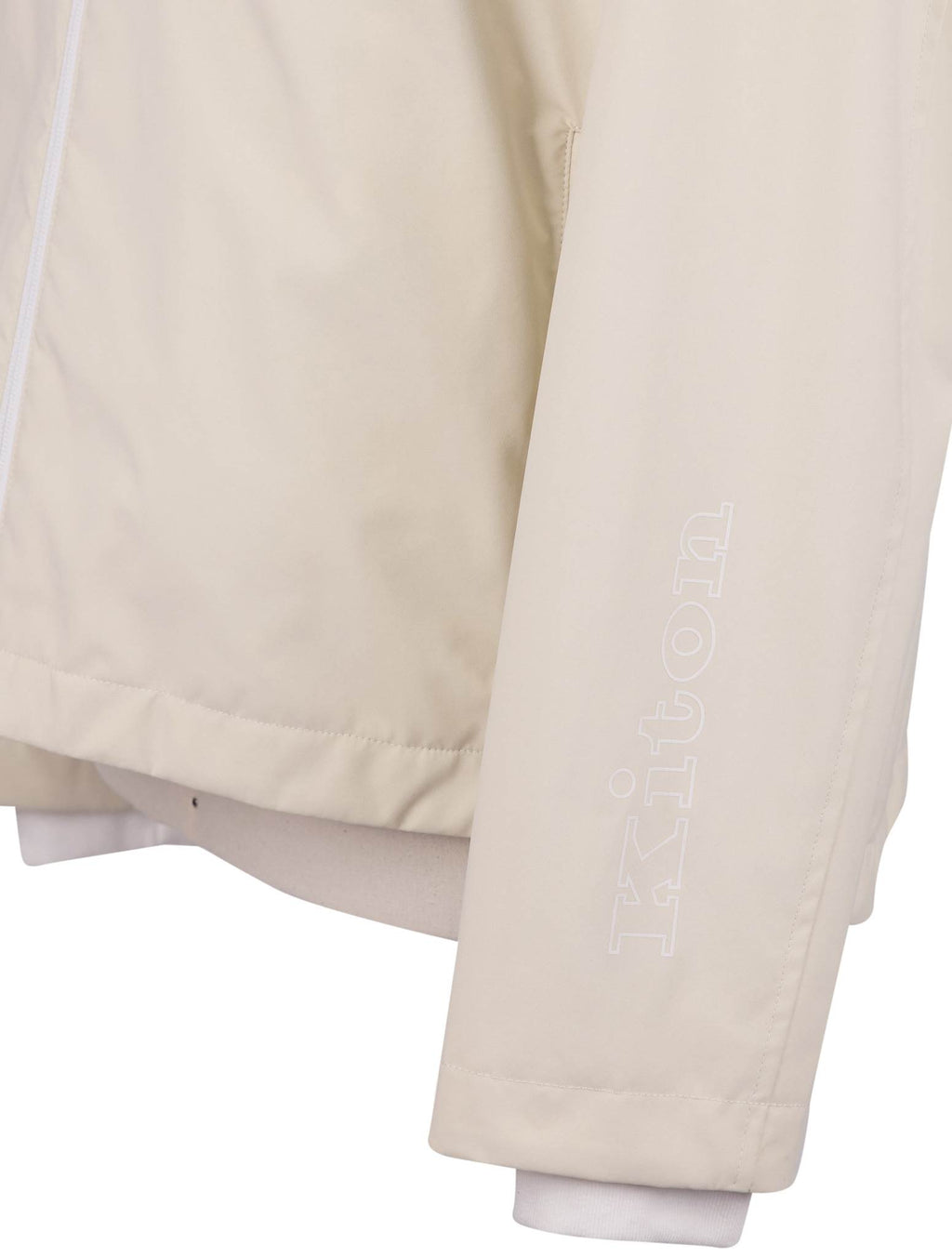 Kiton White Pa Pl Coat White - view 3
