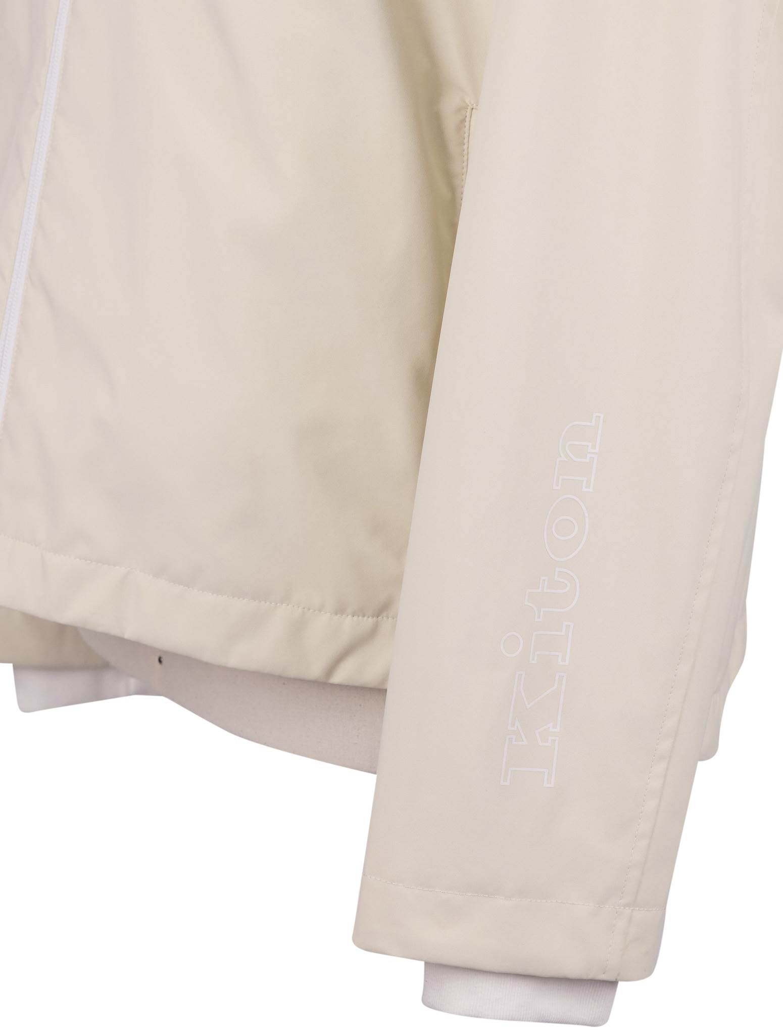 Kiton White Pa Pl Coat White - view 3