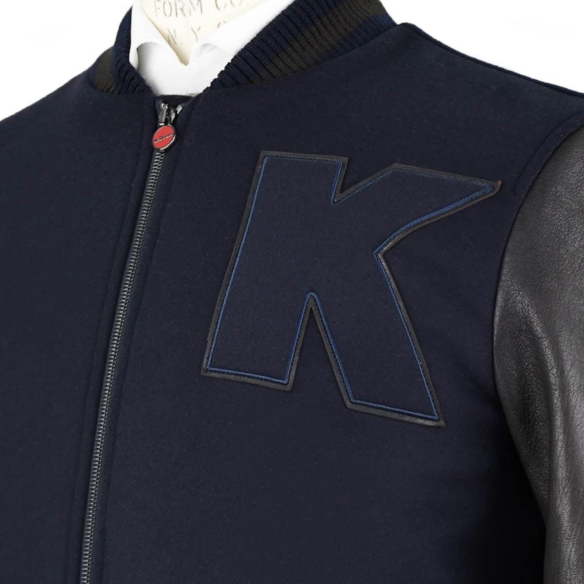 Kiton Blue Brown Virgin Wool Pa Coat - view 4