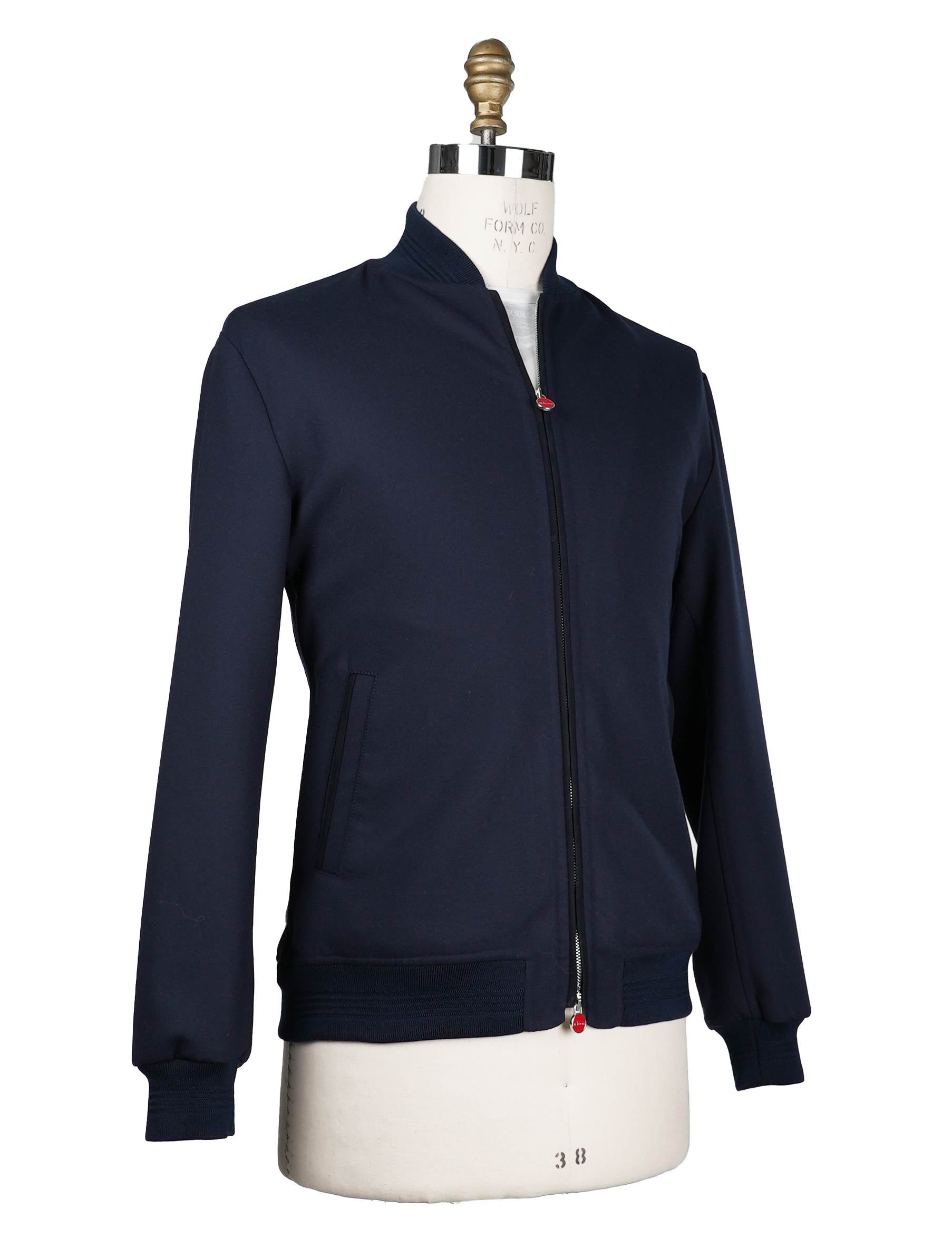 Kiton Blue Wool Ea Coat - view 2