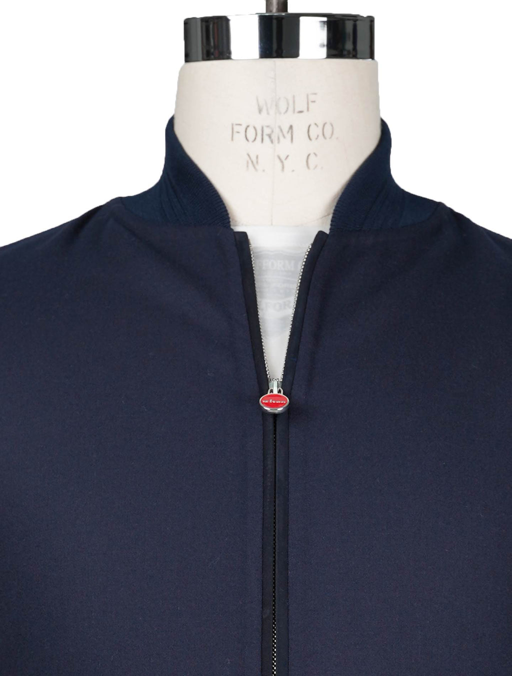 Kiton Blue Wool Ea Coat - view 7