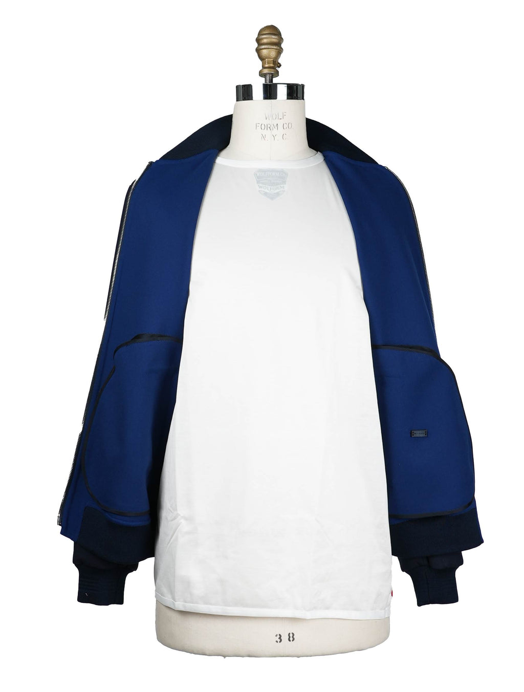 Kiton Blue Wool Ea Coat - view 6
