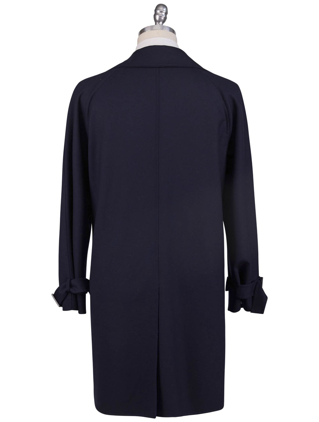 Kiton Blue Wool Ea Overcoat - view 4