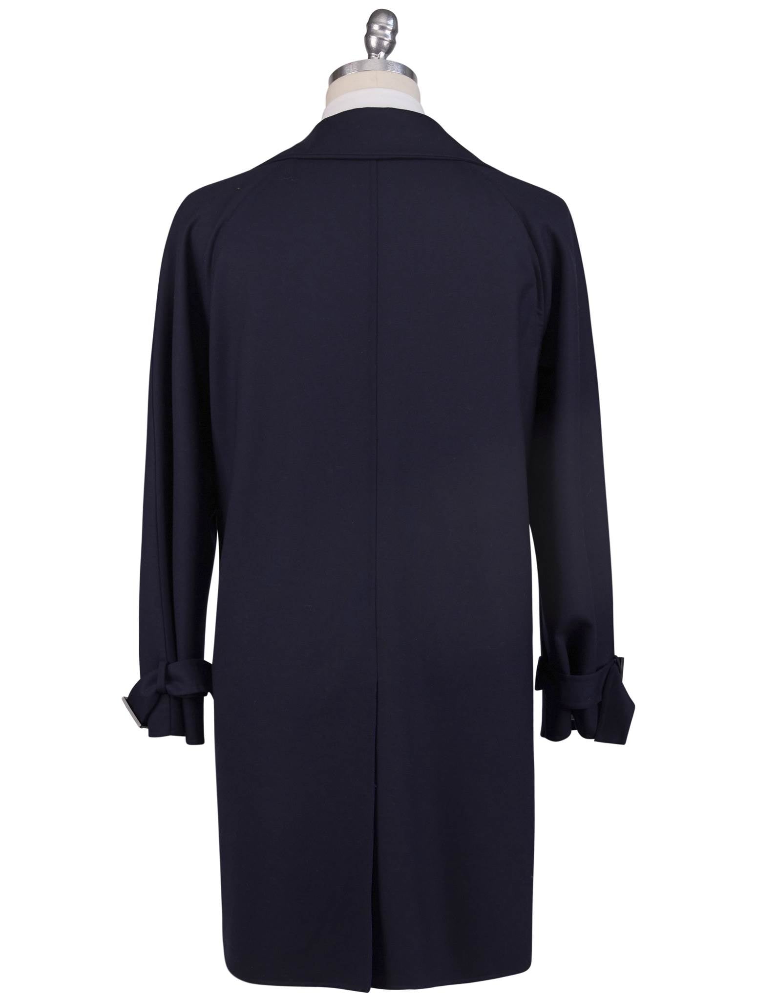 Kiton Blue Wool Ea Overcoat - view 4