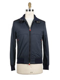 Kiton Blue Pl Coat Blue