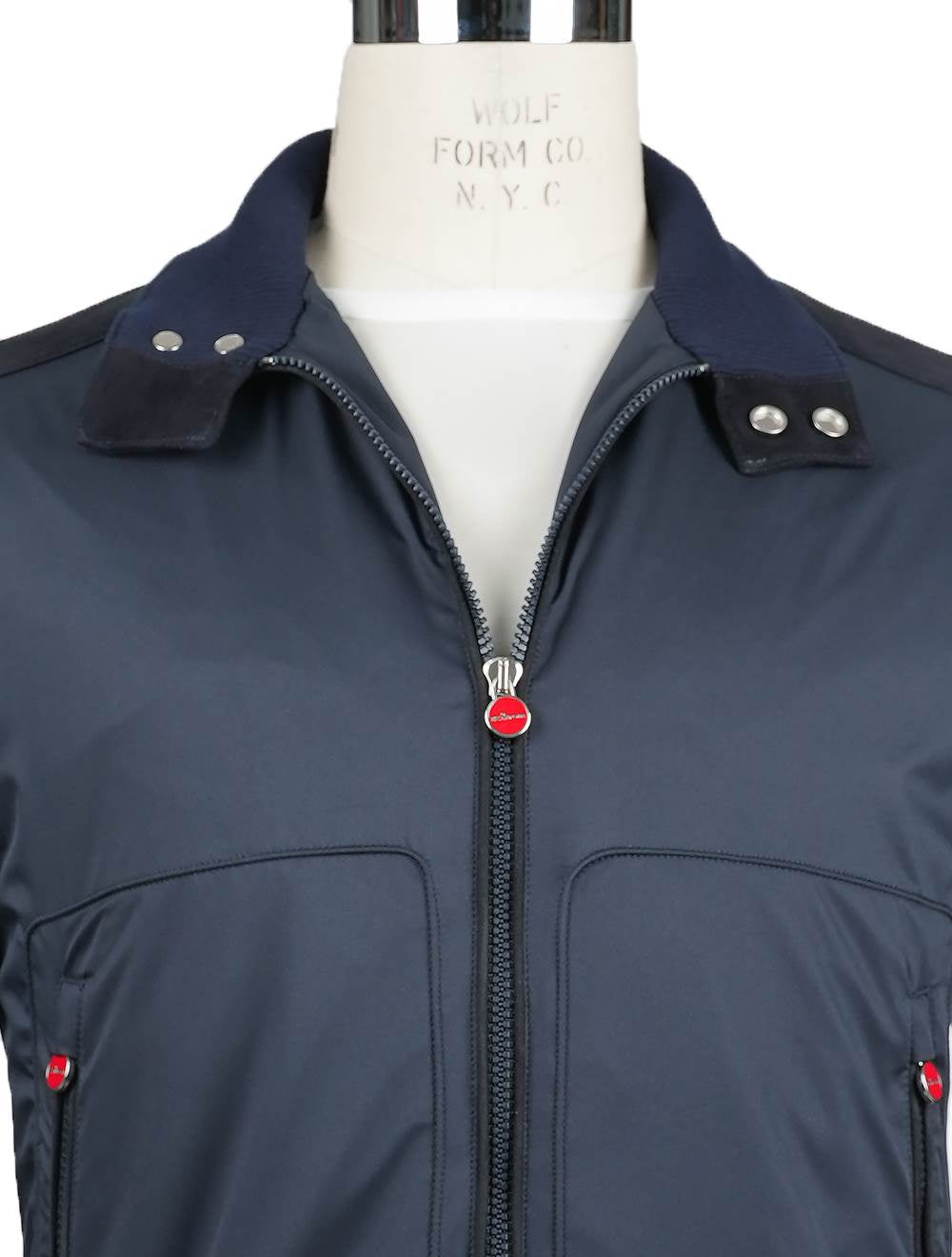 Kiton Blue Pl Coat Blue - view 5
