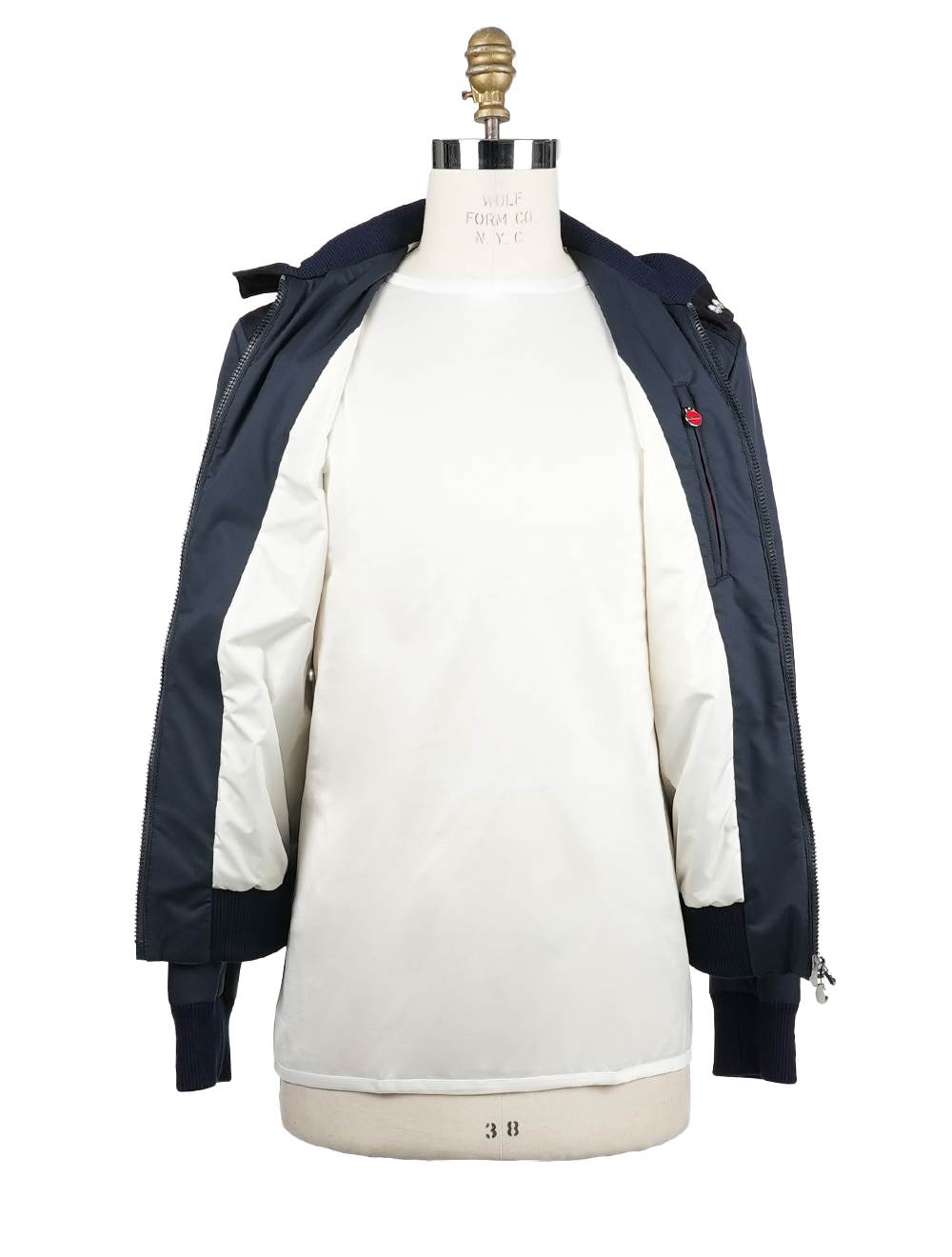 Kiton Blue Pl Coat Blue - view 4