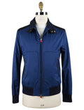 Kiton Blue Pl Coat Blue