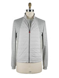 Kiton Gray Cotton Pl Coat