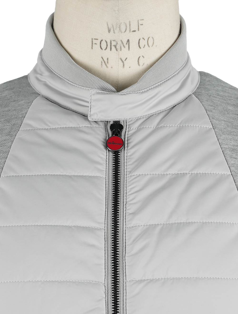Kiton Gray Cotton Pl Coat - view 5