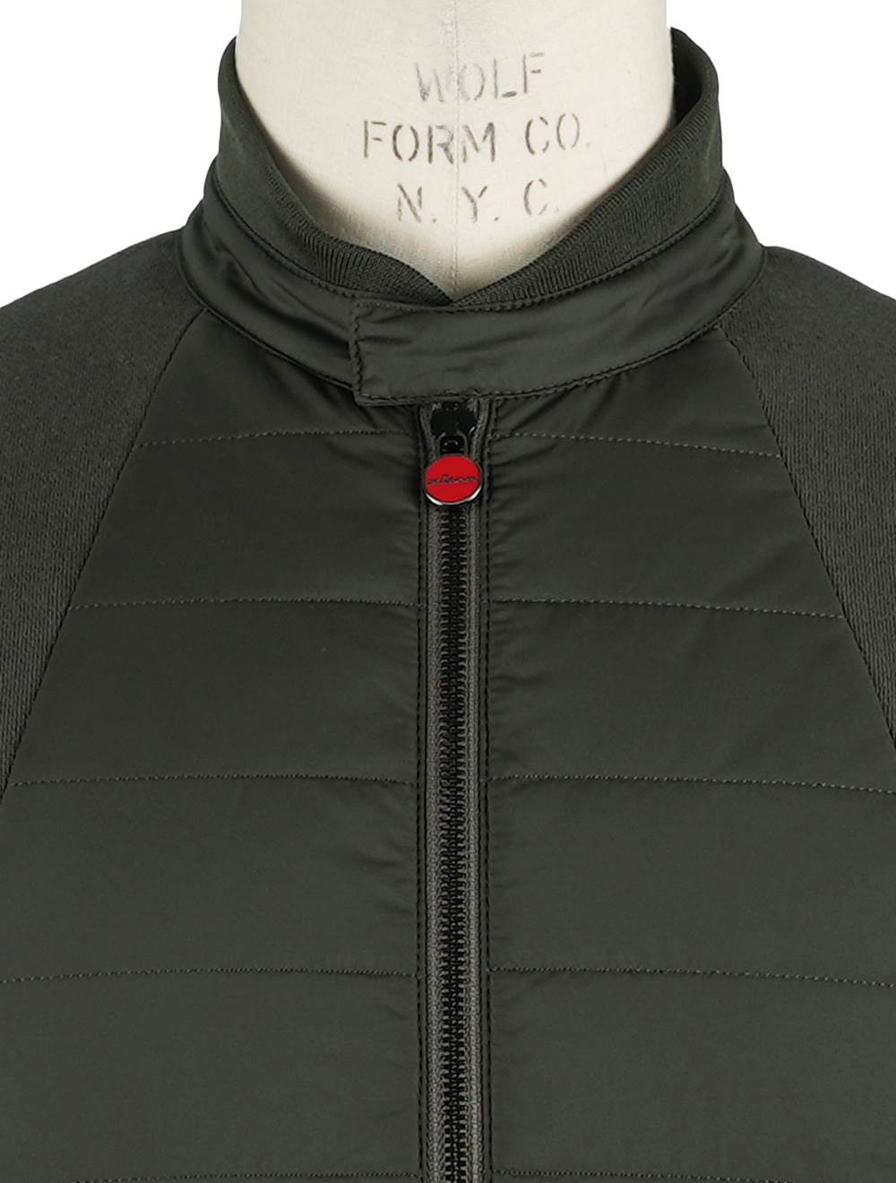 Kiton Green Cotton Pl Coat Green - view 5