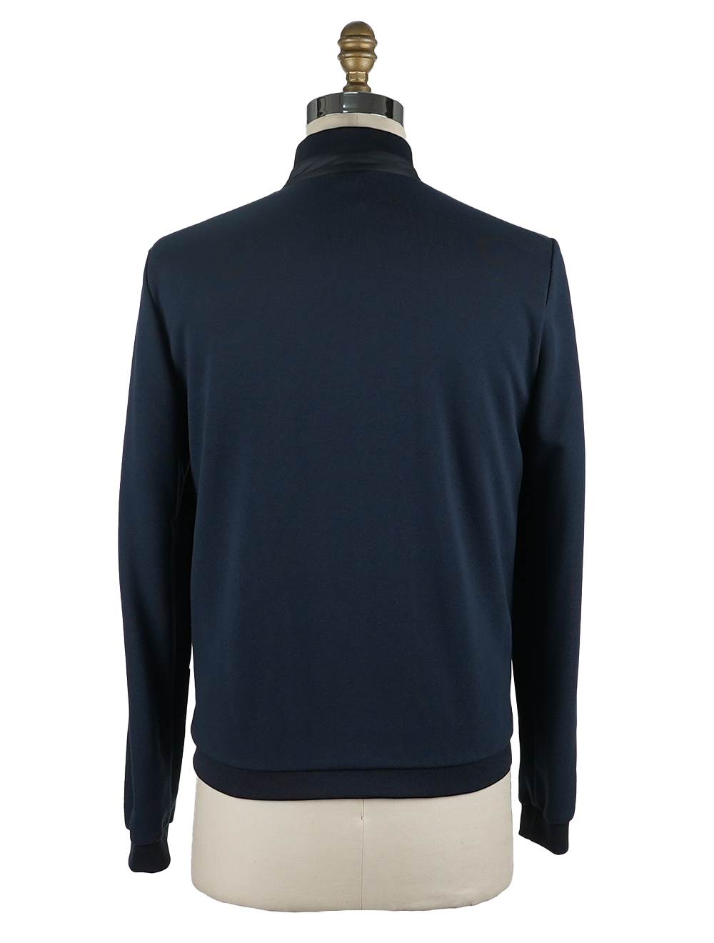 Kiton Blue Cotton Pl Coat - view 5