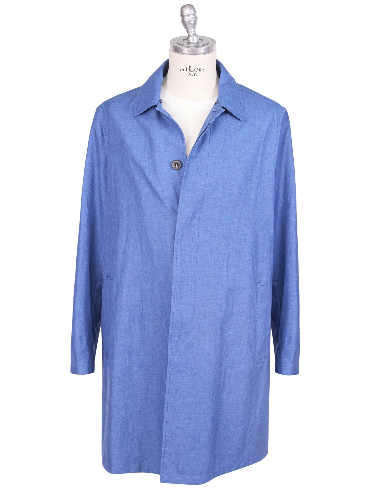 Kiton Blue Navy Pl Coat - view 12