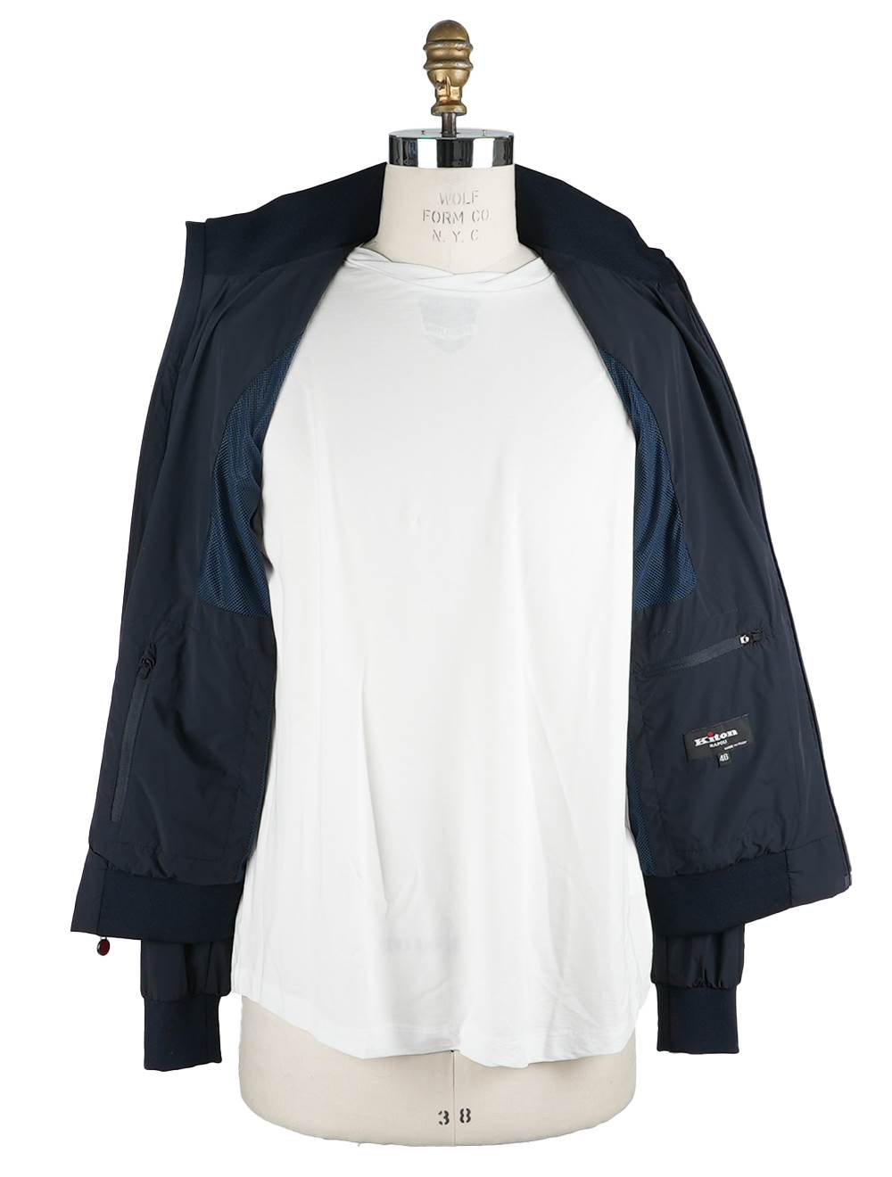 Kiton Blue Navy Pa Ea Coat - view 5