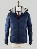 Kiton Blue Pl Coat Blue