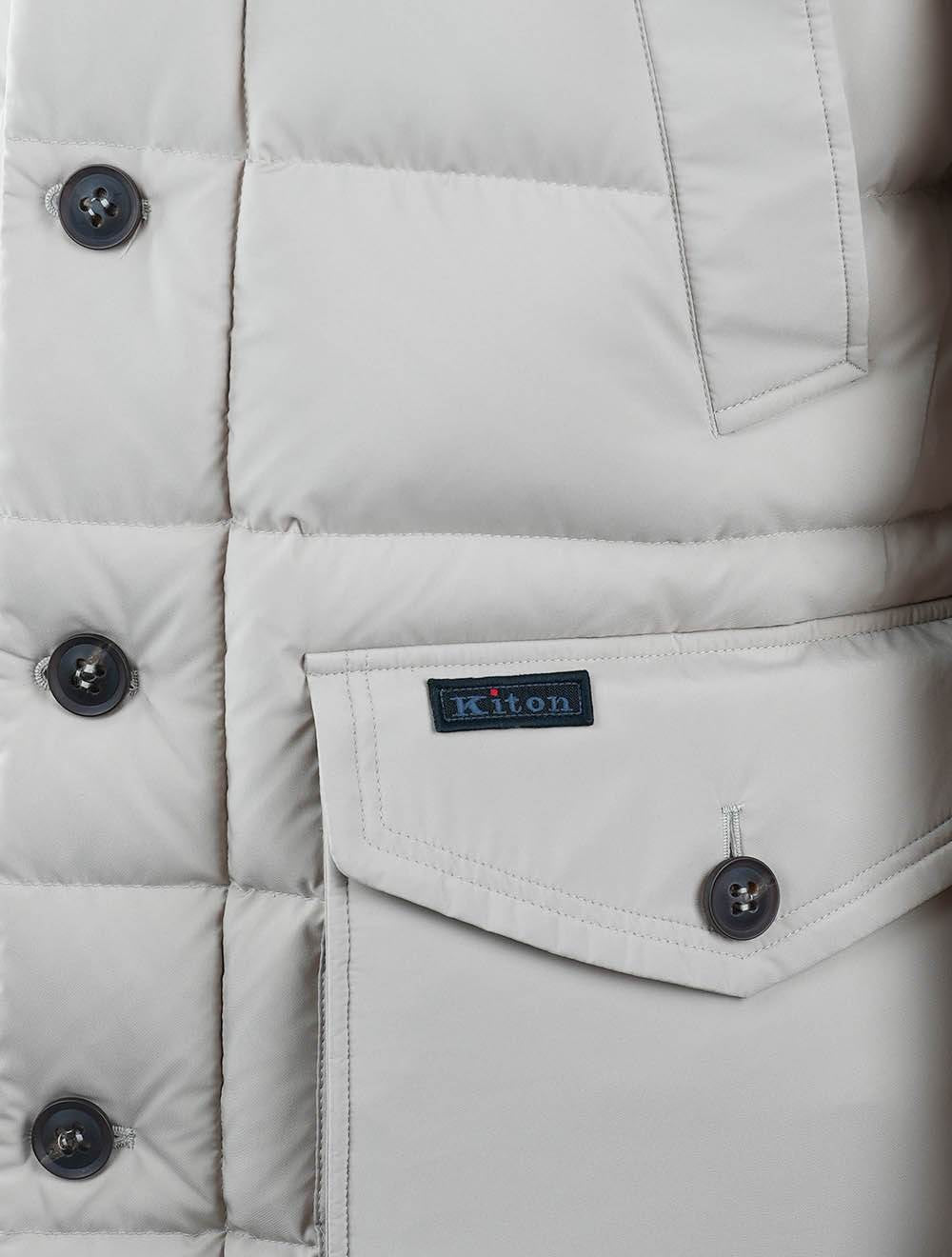 Kiton Beige Pl Coat - view 4