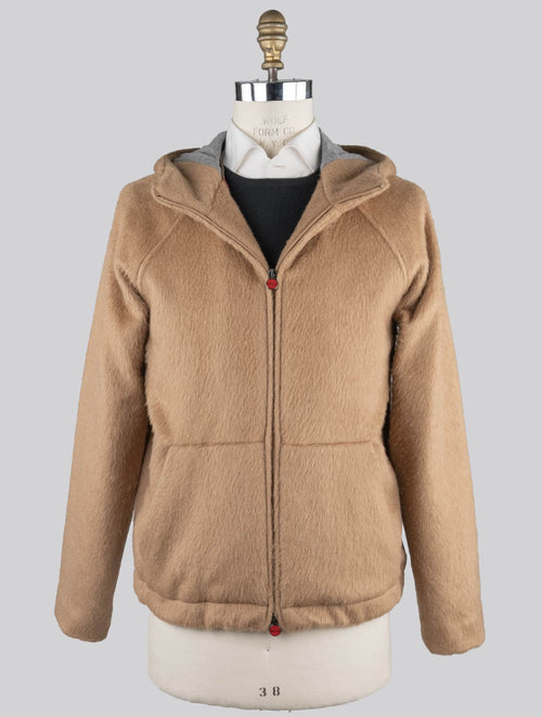 Kiton Beige Camel Coat