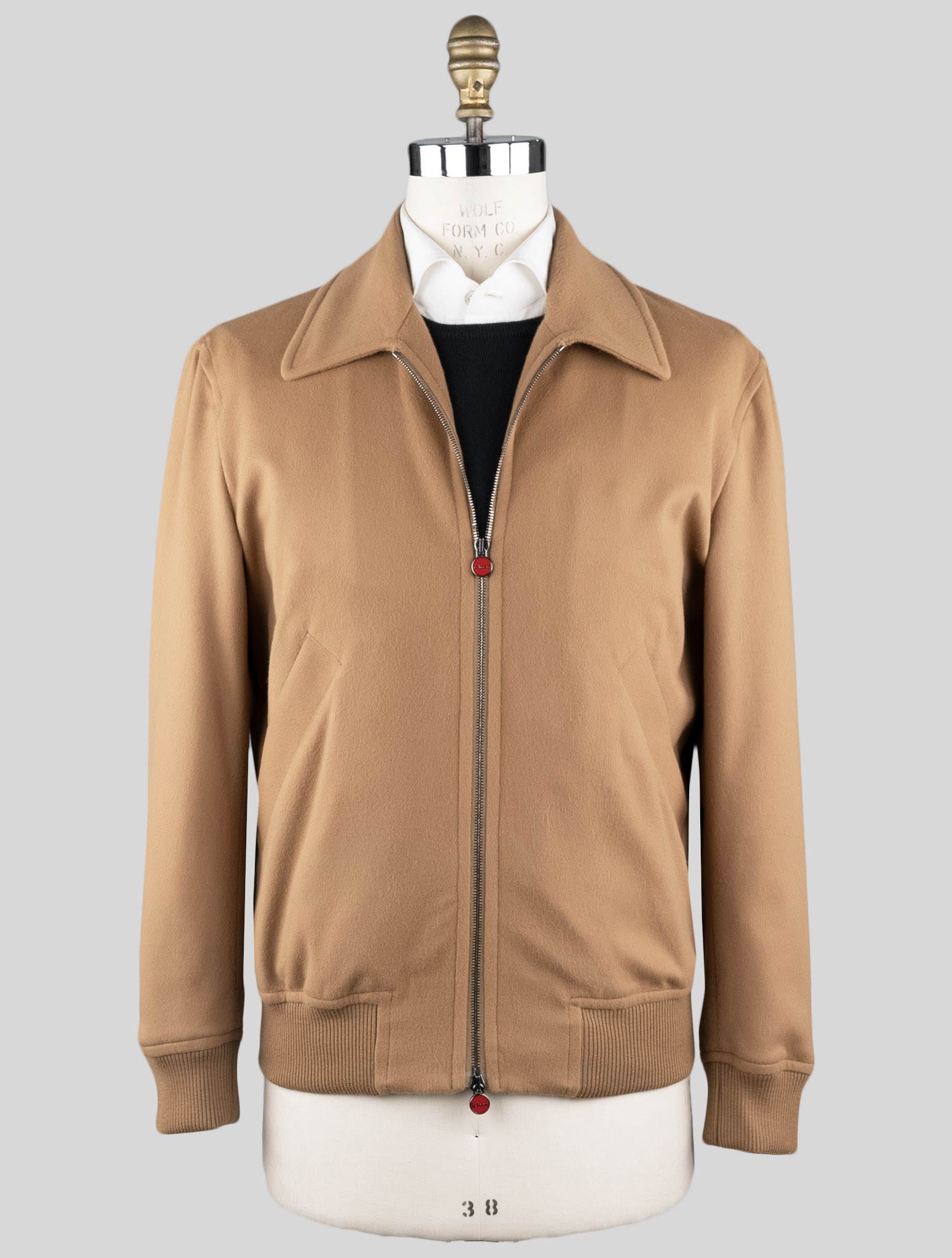 Kiton Beige Vicuna Perù Coat