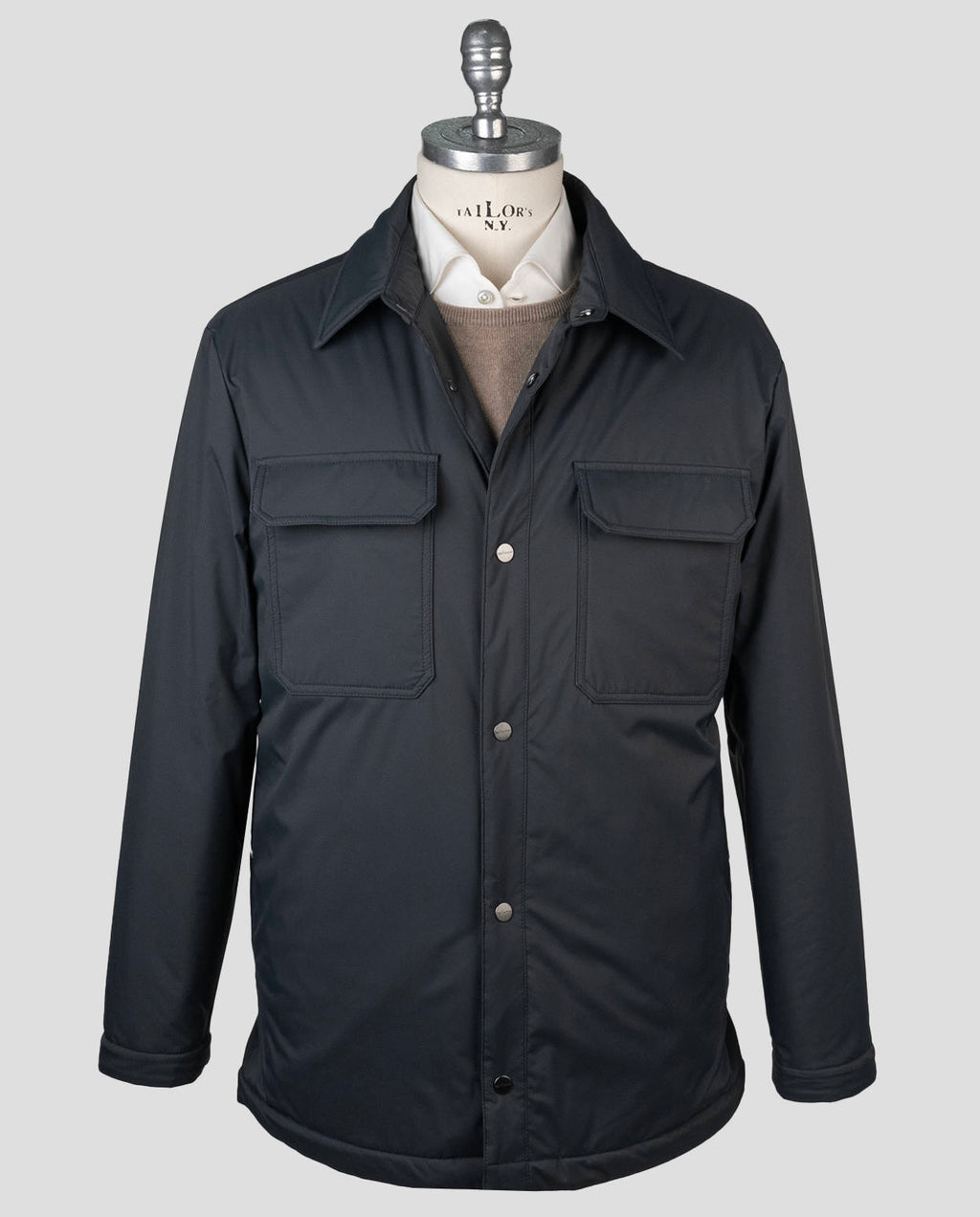Kiton Green Pl Coat Green