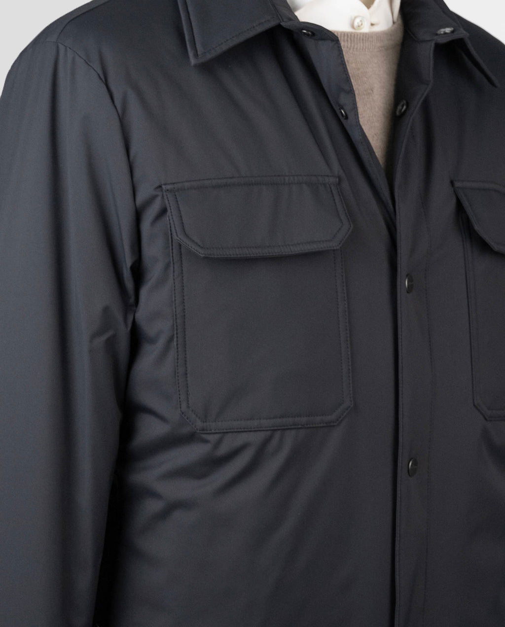 Kiton Black Pl Coat Black - view 7
