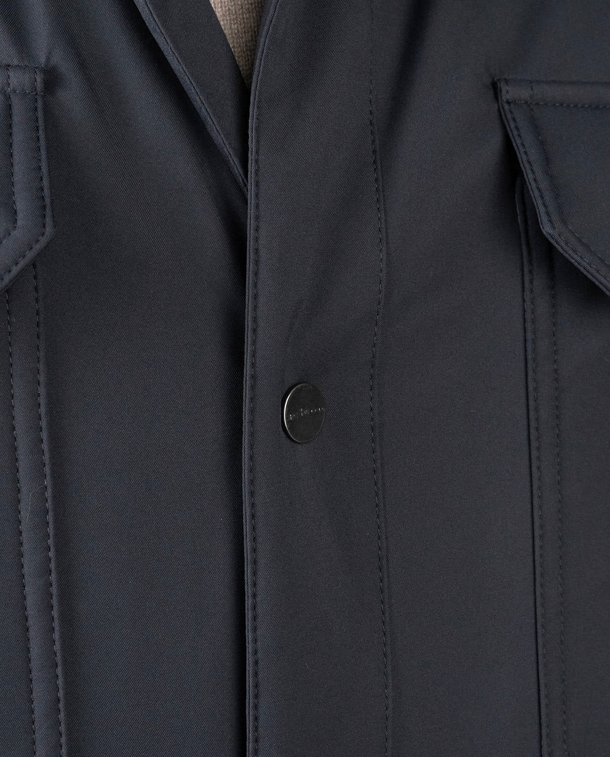 Kiton Black Pl Coat Black - view 3