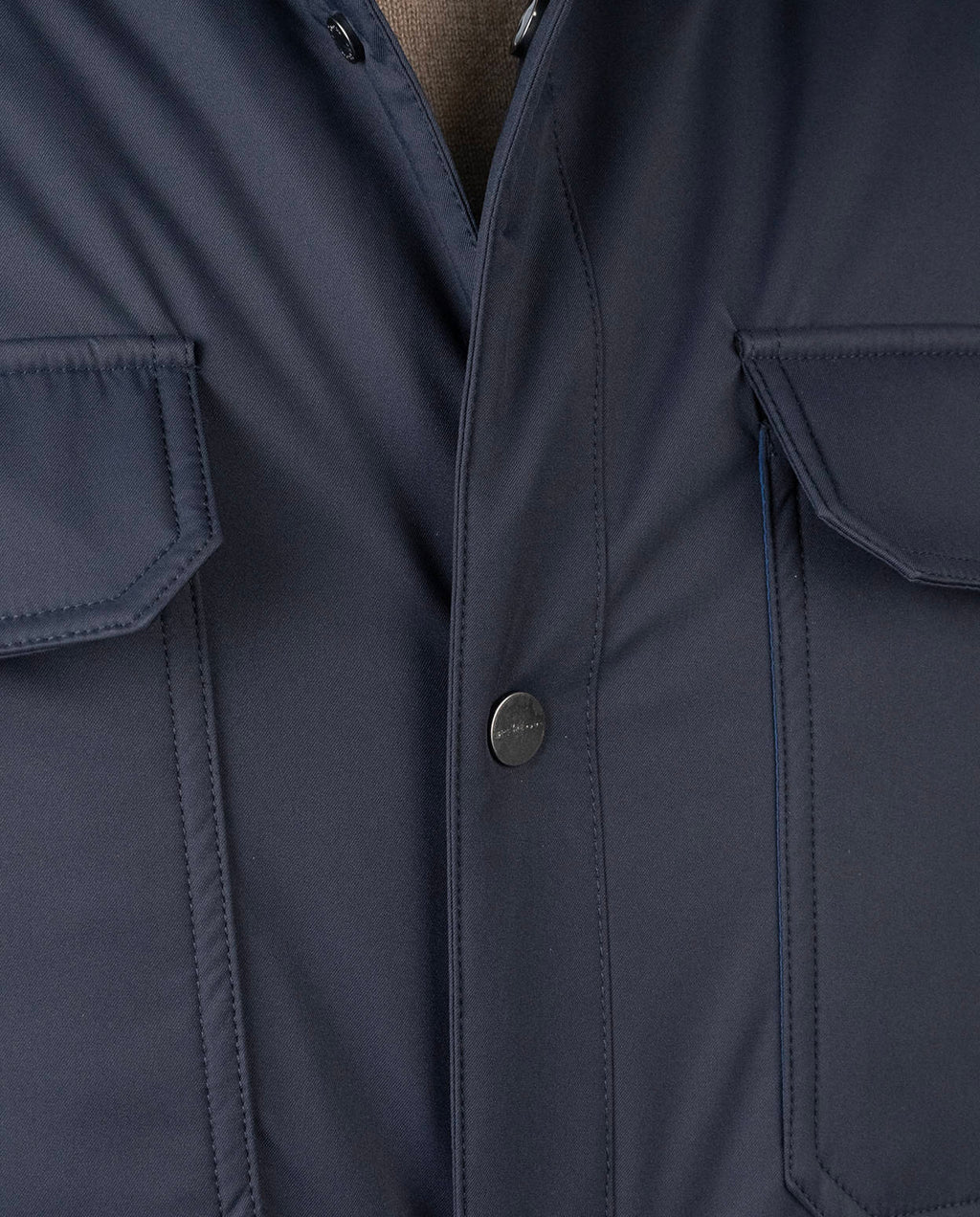 Kiton Blue Pl Coat Blue - view 6