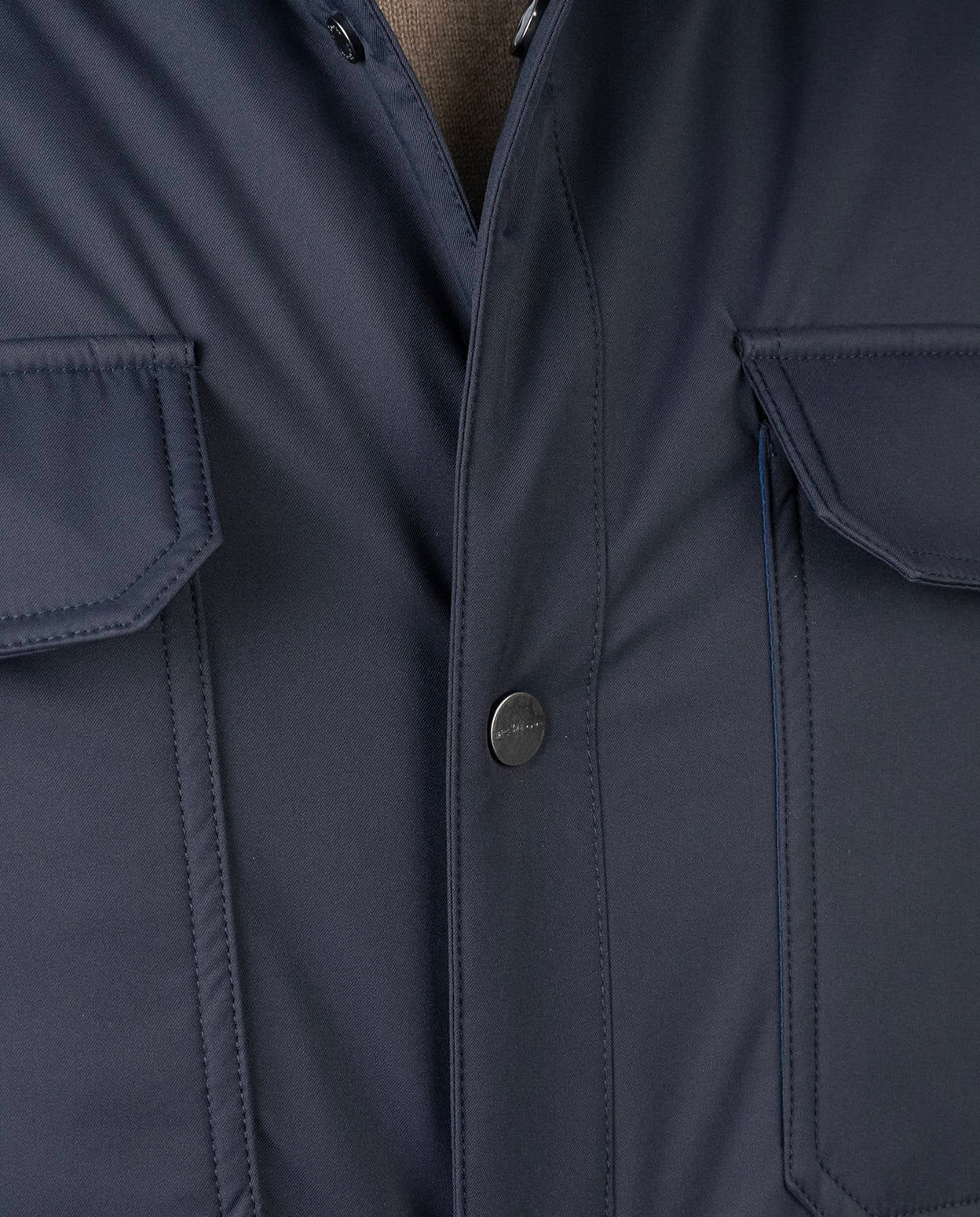 Kiton Blue Pl Coat Blue - view 6