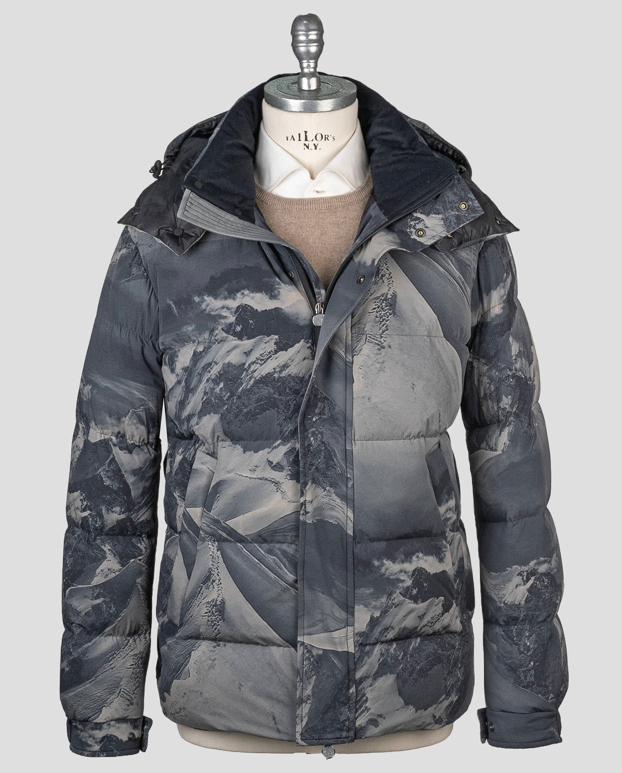 Kiton Dark Gray Pa Ea Coat - view 8