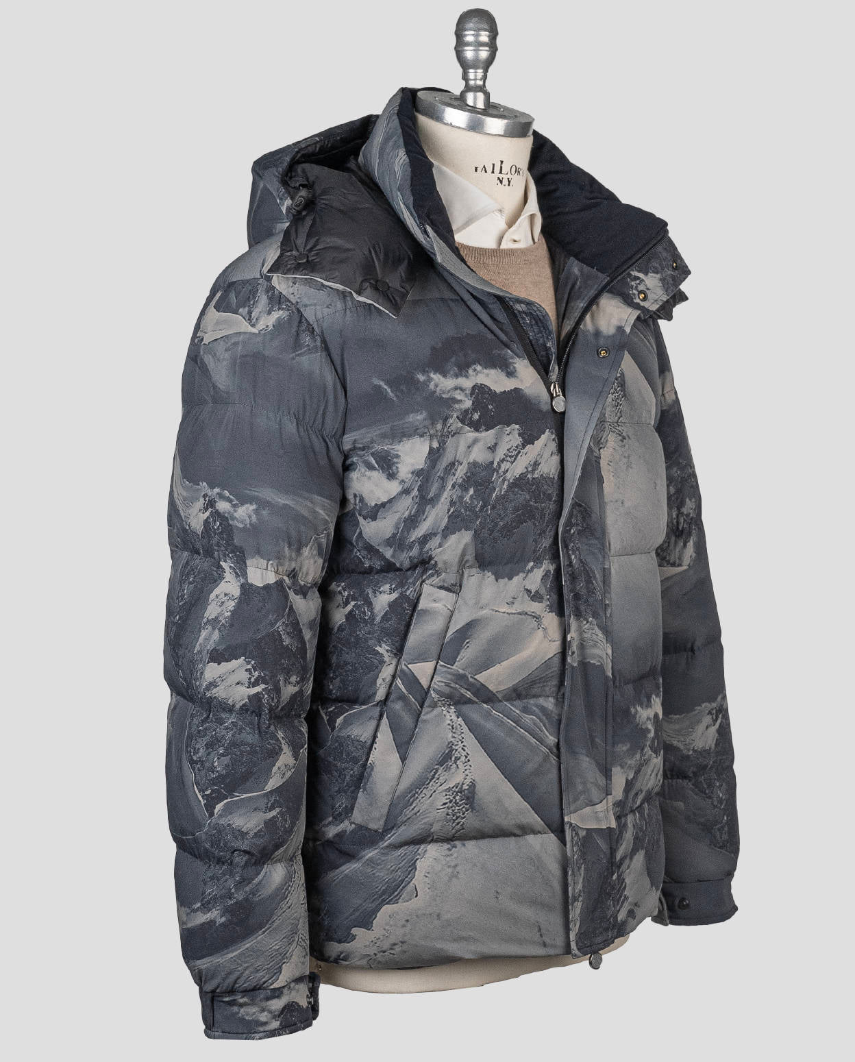 Kiton Dark Gray Pa Ea Coat - view 2