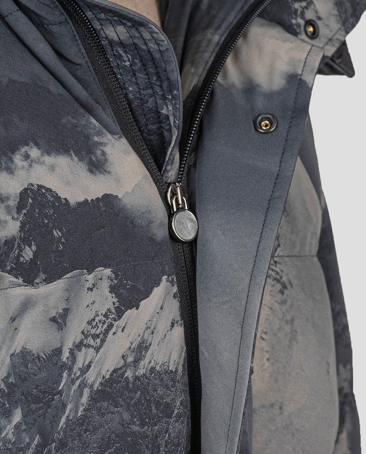 Kiton Dark Gray Pa Ea Coat - view 9
