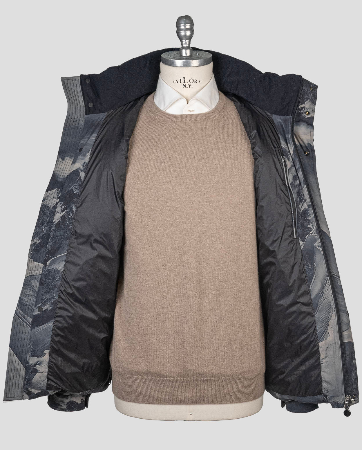Kiton Dark Gray Pa Ea Coat - view 4