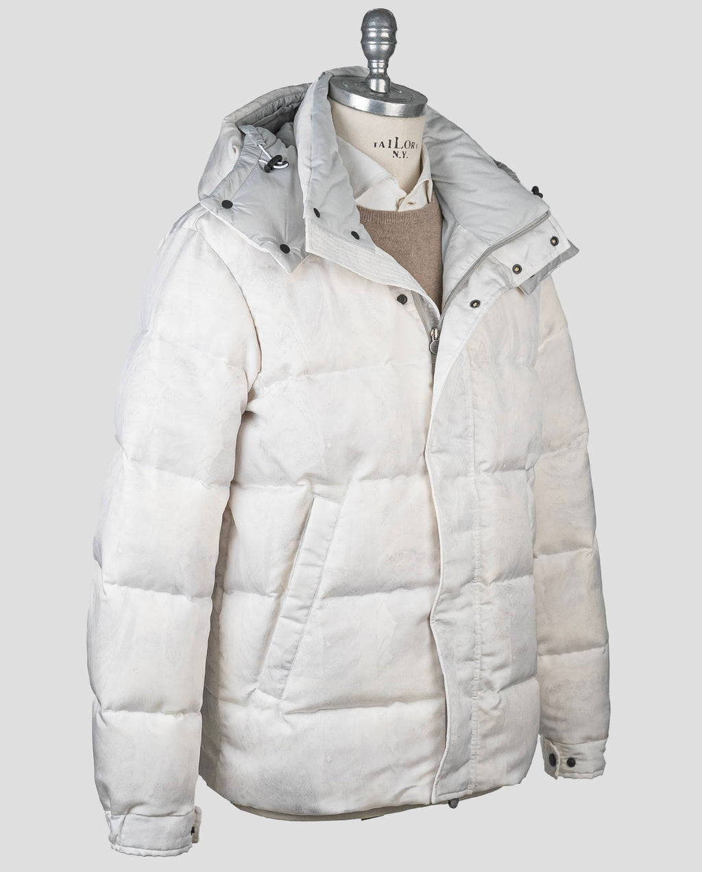 Kiton White Pa Ea Coat - view 2