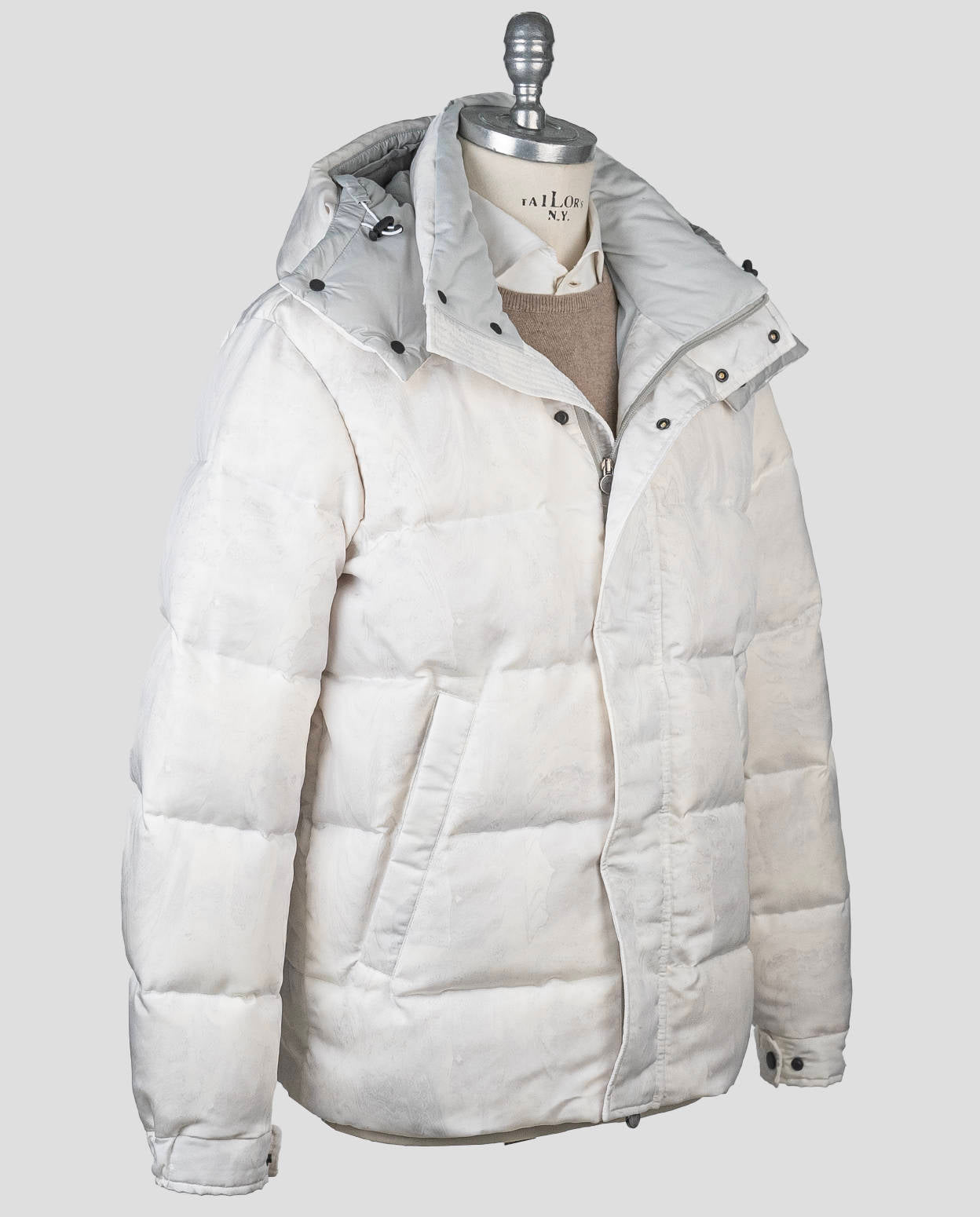 Kiton White Pa Ea Coat - view 2