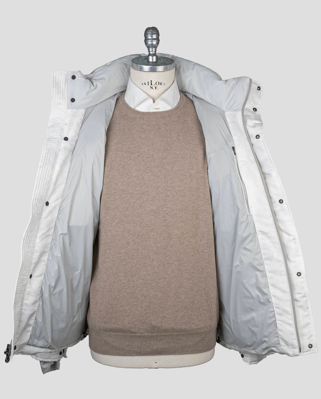 Kiton White Pa Ea Coat - view 5